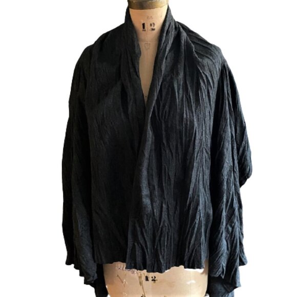 J Jill cascading cardigan sweater kimono style wool blend M - Picture 4 of 11